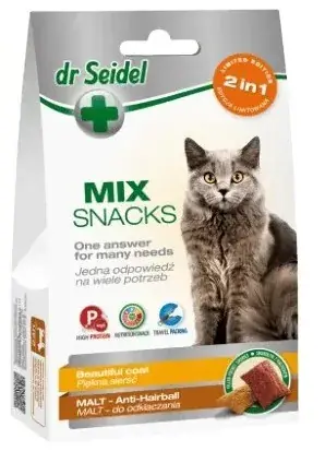 Bestseller Dr Seidel Kattensnack Mix 2 In 1 For Beautiful Coat & Malt